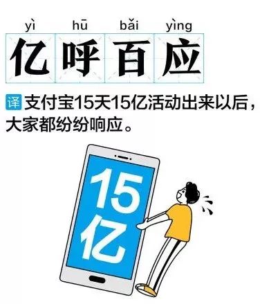 支付寶撒幣15億引發(fā)全民“薅羊毛”，民間文案真是哈哈哈哈哈